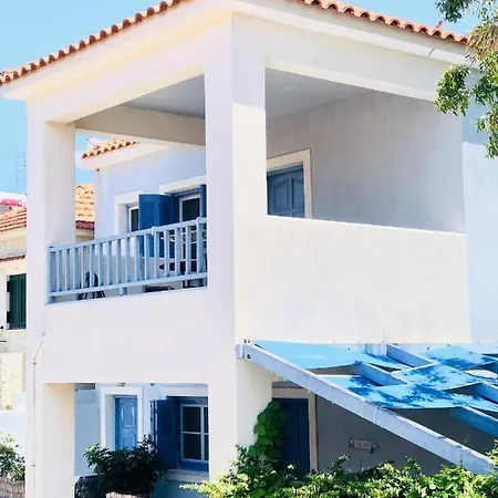 Blue Seaside House With Terrace Διαμέρισμα Σκάλα Ερεσού Εξωτερικό φωτογραφία