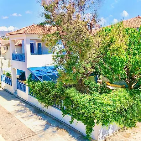 Blue Seaside House With Terrace Διαμέρισμα Σκάλα Ερεσού Εξωτερικό φωτογραφία