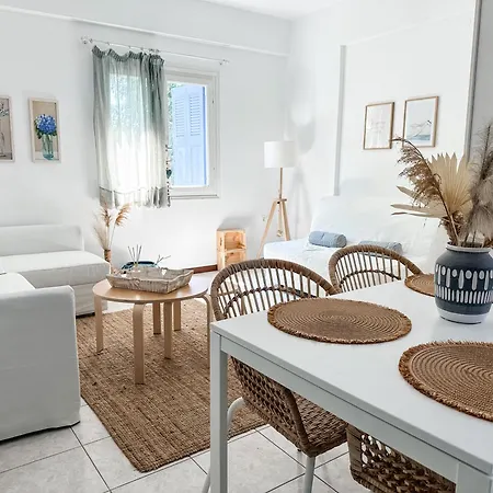 Blue Seaside House With Terrace Διαμέρισμα Σκάλα Ερεσού Εξωτερικό φωτογραφία